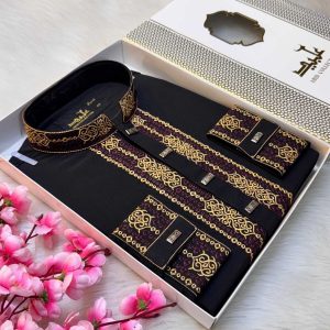 👑 প্রিমিয়াম রাজকীয় এমব্রয়ডারি পান্জাবি