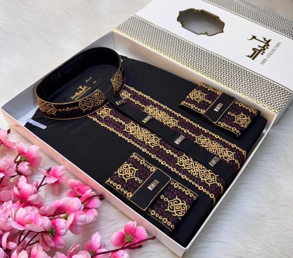 👑 প্রিমিয়াম রাজকীয় এমব্রয়ডারি পান্জাবি