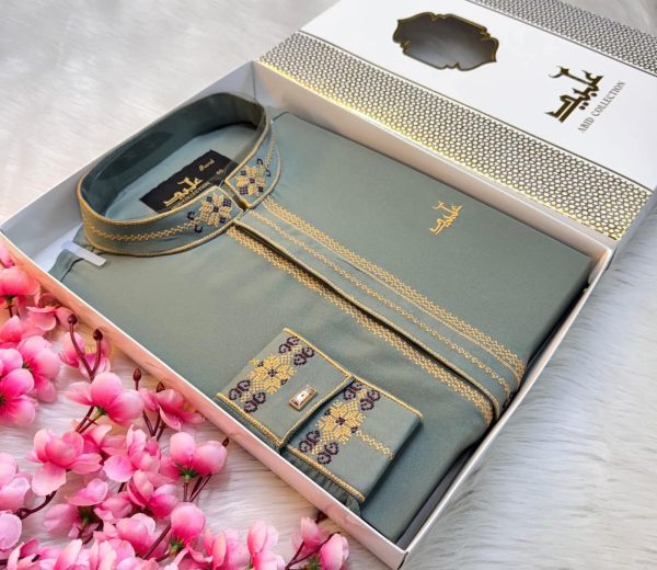 👑 প্রিমিয়াম রাজকীয় এমব্রয়ডারি পান্জাবি