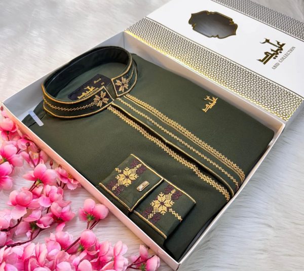 👑 প্রিমিয়াম রাজকীয় এমব্রয়ডারি পান্জাবি