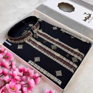 👑 প্রিমিয়াম রাজকীয় এমব্রয়ডারি পান্জাবি