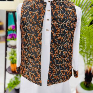 ✨প্রিমিয়াম রাজকীয় কাতান কটি-পাঞ্জাবি