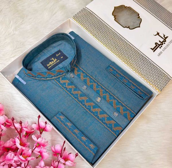 👑 প্রিমিয়াম রাজকীয় এমব্রয়ডারি পান্জাবি
